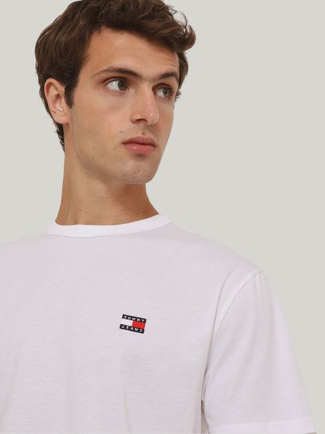 Polera Solid Con Logo Regular Fit Blanco Tommy Jeans-3