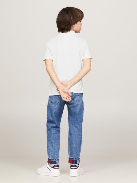Polo Logo Monotype Regular Fit Blanco Tommy Hilfiger-2