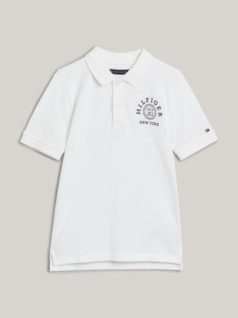 Polo Logo Monotype Regular Fit Blanco Tommy Hilfiger-4