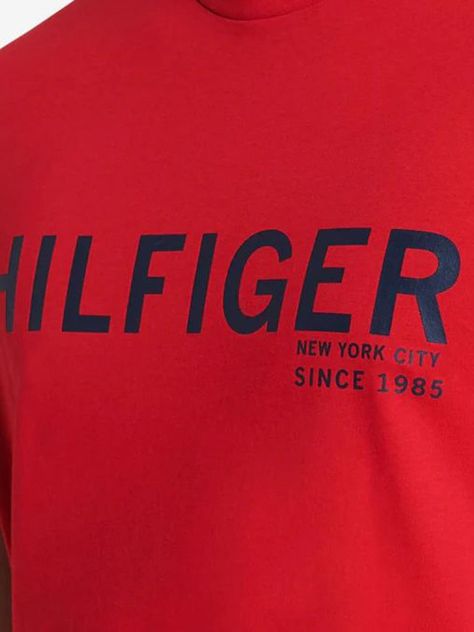 Pijama Manga Corta C-Neck Rojo Tommy Hilfiger-3