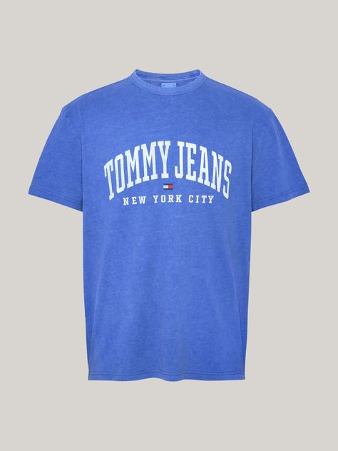 Polera Arc Varsity Logo Regular Fit Azul Tommy Hilfiger-4