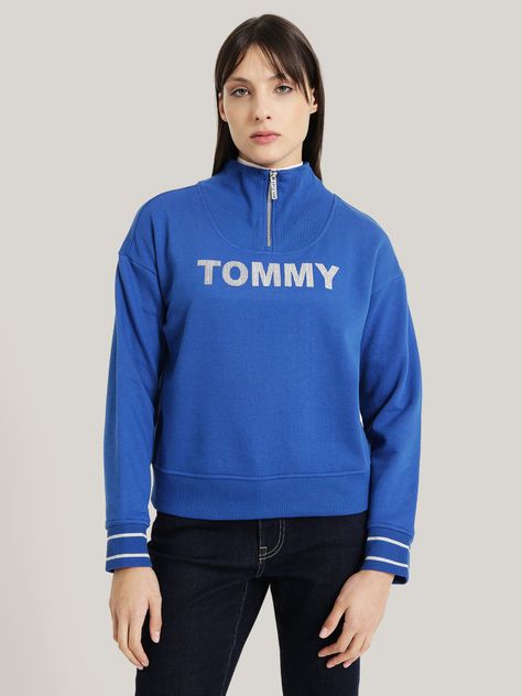 POLERÓN MEDIO CIERRE Y LOGO AZUL TBU TOMMY HILFIGER-0