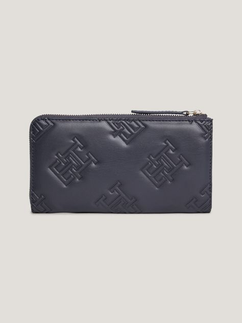 Billetera Print Monogram Azul Tommy Hilfiger-1