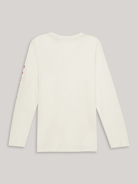 Polera Niño Solid Con Logo Script Blanco Tommy Hilfiger-1