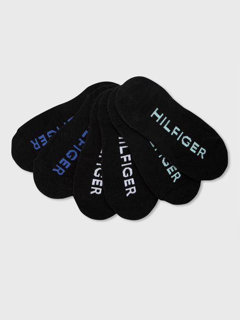 Pack De 6 Pares De Calcetin Liner Negro Tommy Hilfiger-1