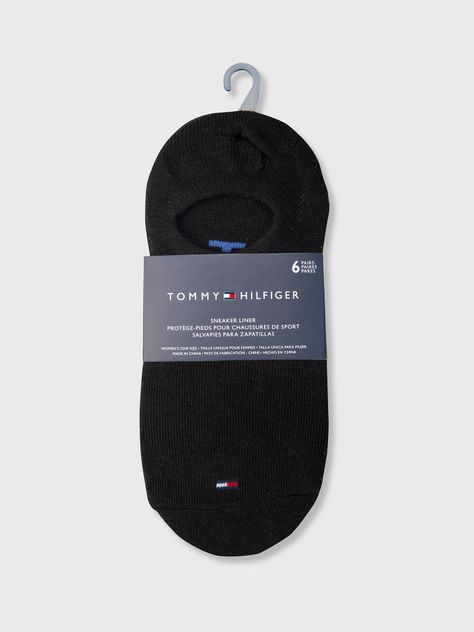 Pack De 6 Pares De Calcetin Liner Negro Tommy Hilfiger-2