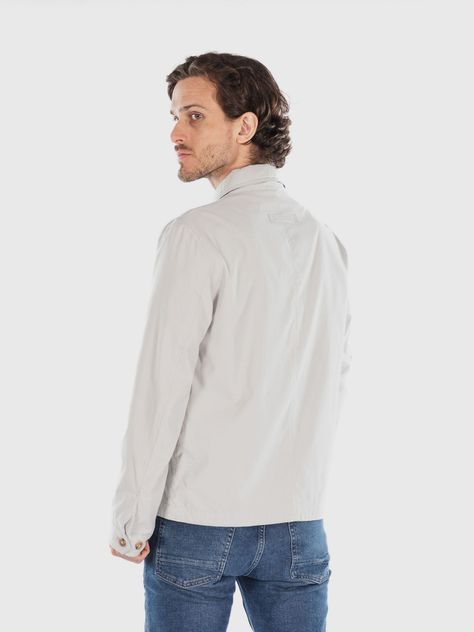 Chaqueta Classic Laydown Con Logo Gris Tommy Hilfiger-2