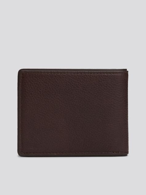 Billetera Casual De Cuero Café Tommy Hilfiger-1