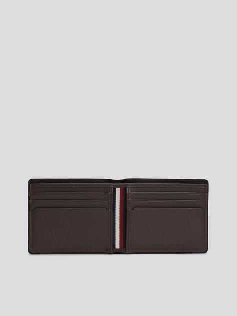 Billetera Casual De Cuero Café Tommy Hilfiger-2