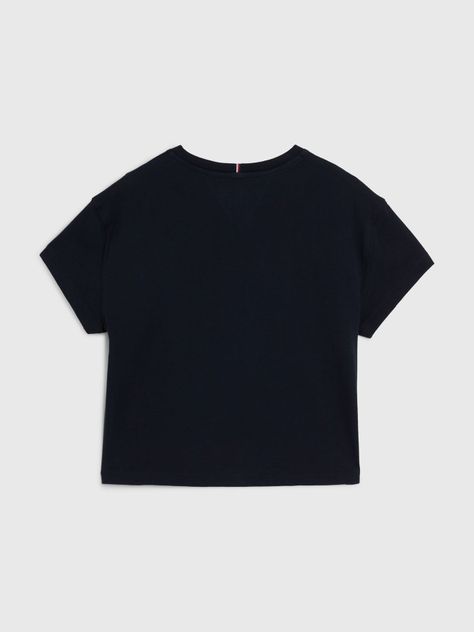 Polera Timeless Logo Azul Tommy Hilfiger-1