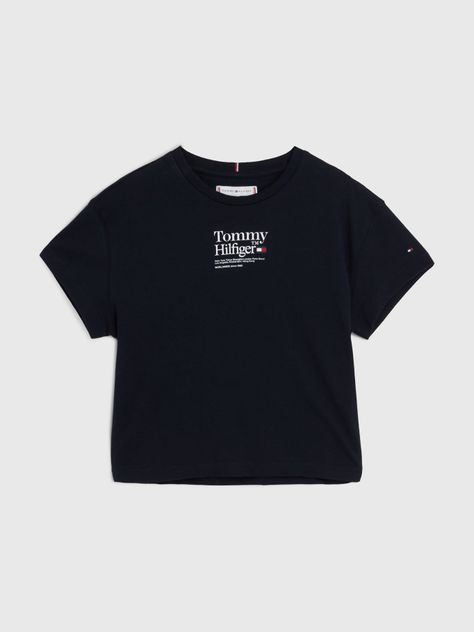 Polera Timeless Logo Azul Tommy Hilfiger-0