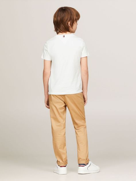 Polera De Niños Essential C-Neck Blanco Tommy Hilfiger-2