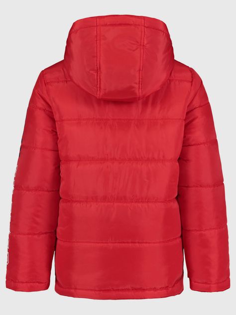 Parka De Niño Puffer Con Logo Rojo Tommy Hilfiger-1