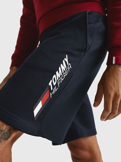 Short Sport Essential De Algodón Azul Tommy Hilfiger-4