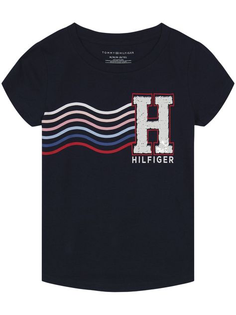 Polera Logo Gráfico Azul Tommy Hilfiger-0