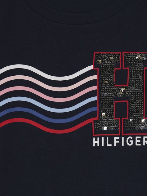 Polera Logo Gráfico Azul Tommy Hilfiger-1
