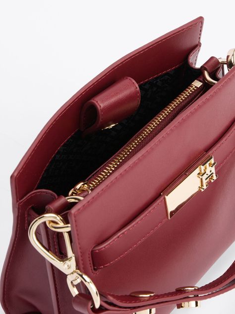 Cartera Satchel Heritage Burdeo Tommy Hilfiger-2