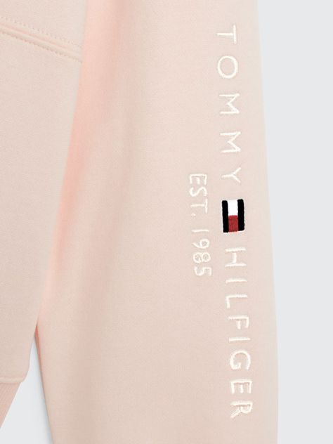 Polerón C-Neck Con Logo Rosado Tommy Hilfiger-2