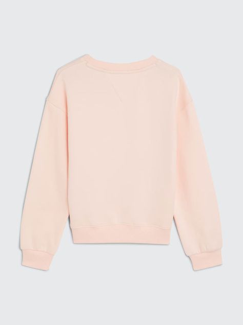 Polerón C-Neck Con Logo Rosado Tommy Hilfiger-1
