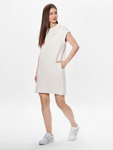 Vestido Collection 1985 Mini Logo Blanco Tommy Hilfiger-1