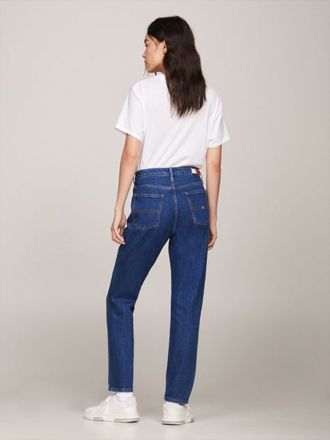 JEANS IZZIE DE TALLE ALTO AZUL TOMMY JEANS-2