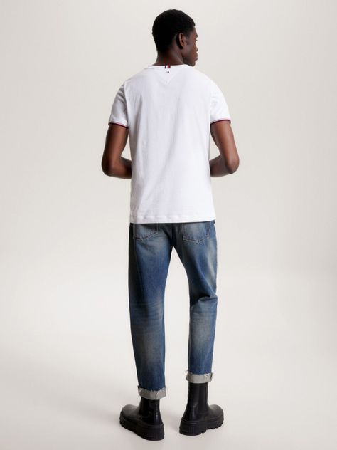 Polera Mangas Ribeteadas Blanco Tommy Hilfiger-2