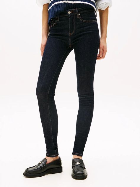 Jeans Como Skinny Fit Azul Tommy Hilfiger-0