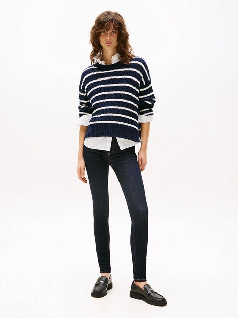 Jeans Como Skinny Fit Azul Tommy Hilfiger-1