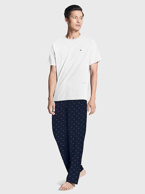 Set Pijama Con Logo Blanco Tommy Hilfiger-0