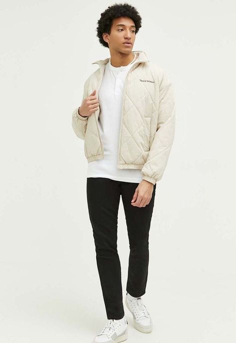 Chaqueta Liviana Boxy Beige Tommy Jeans-1