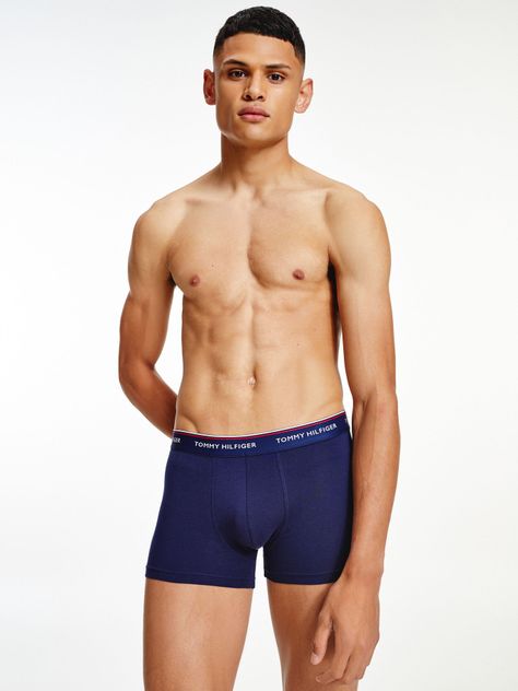 Pack De 3 Calzoncillos Trunk Premium Stretch Azul Tommy Hilfiger-1
