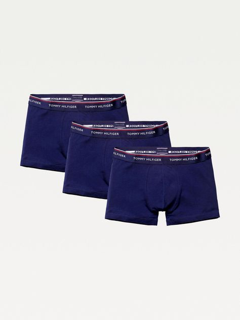 Pack De 3 Calzoncillos Trunk Premium Stretch Azul Tommy Hilfiger-0