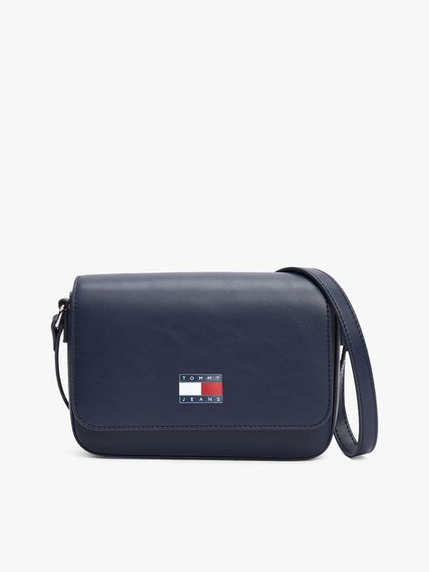Bandolera Essential Con Solapa Azul Tommy Jeans-0