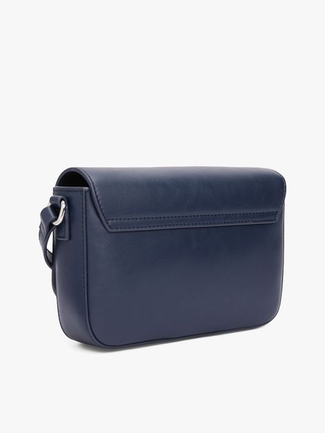 Bandolera Essential Con Solapa Azul Tommy Jeans-4