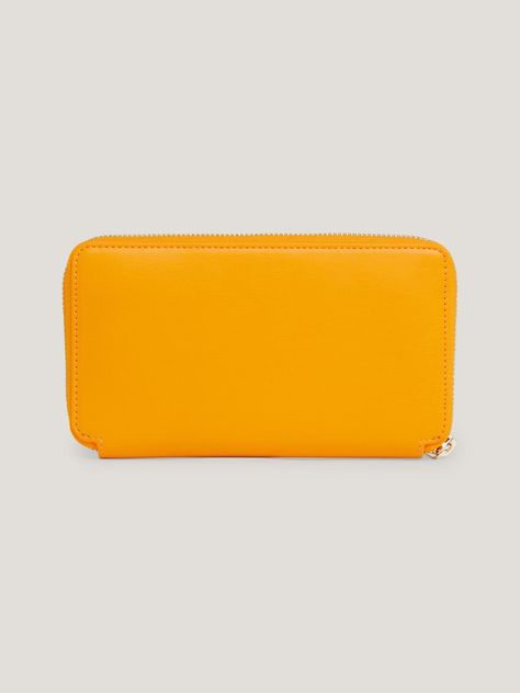 Billetera Iconic Con Cierre Naranjo Tommy Hilfiger-1