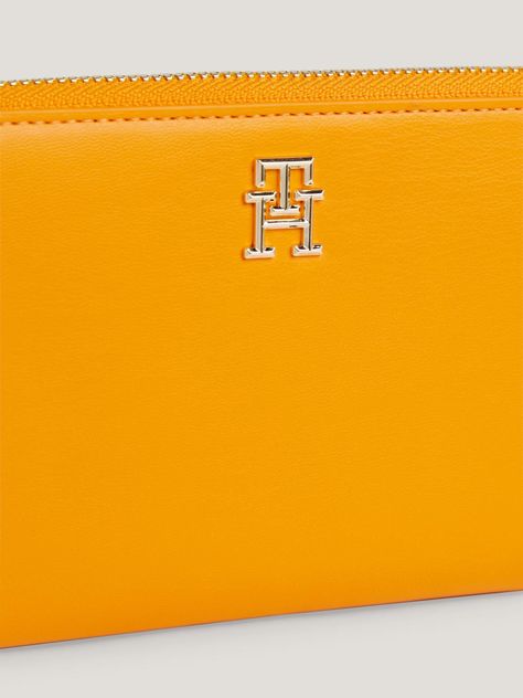 Billetera Iconic Con Cierre Naranjo Tommy Hilfiger-2