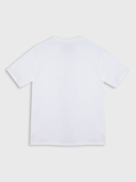 Polera De Niño Con Logo Bicolor Blanco Tommy Hilfiger-1