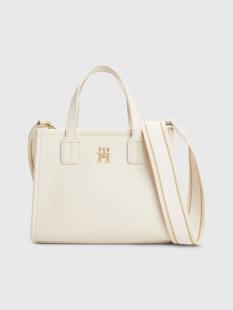 Tote City Summer Monogram Beige Tommy Hilfiger-0