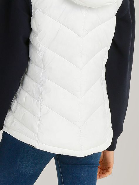 Parka Vest Light Weight Solid Blanco Tommy Hilfiger-4