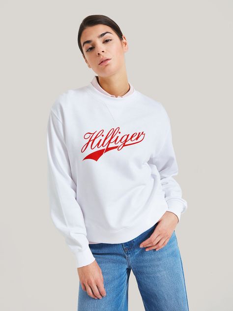 POLERÓN TERRY LOGO BLANCO TOMMY HILFIGER-0