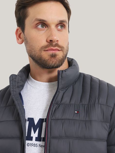 Parka Weight Quilted Gris Tommy Hilfiger-3