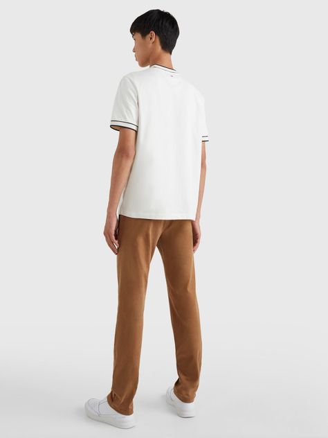 Polera Mixed Type Logo Blanco Tommy Hilfiger-2