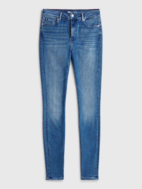 Jeans Harlem Alto Super Skinny Azul Tommy Hilfiger-4