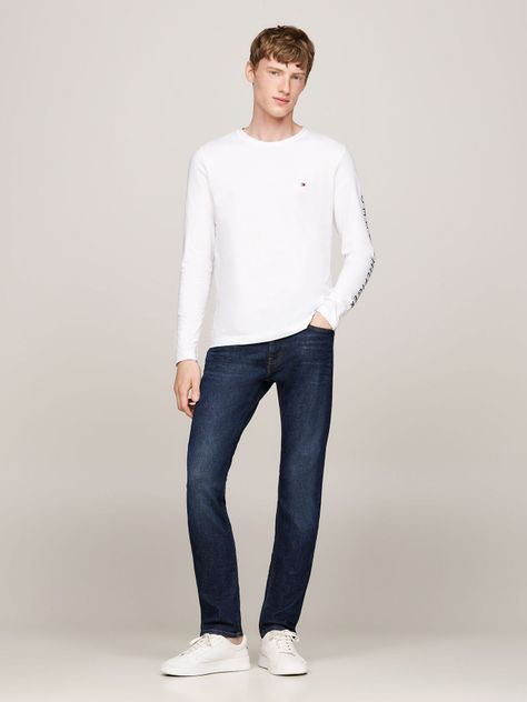 Polera Essential Flag Logo Blanco Tommy Hilfiger-1