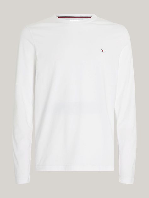 Polera Essential Flag Logo Blanco Tommy Hilfiger-4