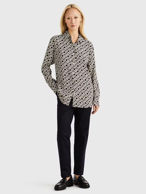 CAMISA ESTAMPADO DE MONOGRAM MULTICOLOR TOMMY HILFIGER-1