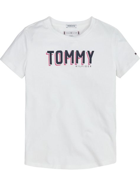 Polera Essential Logo Print Blanco Tommy Hilfiger-0
