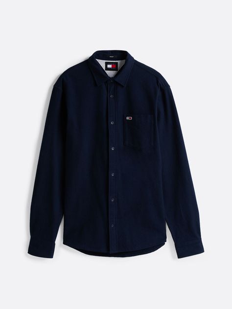 Camisa Flannel Regular Fit Azul Tommy Hilfiger-4