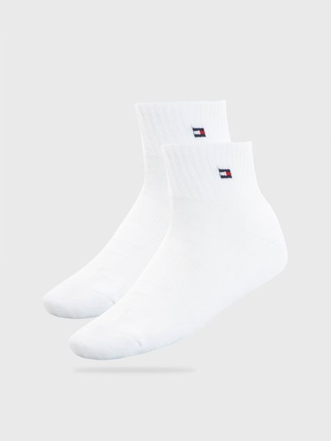 Pack De 6 Pares De Calcetines Athletic Quarter Blanco Tommy Hilfiger-1