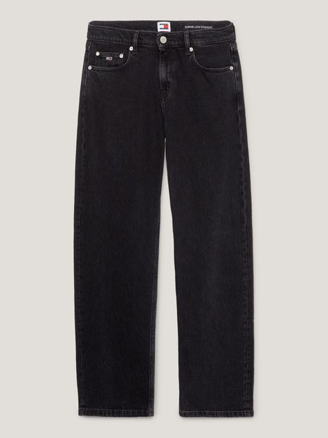 JEANS SOPHIE STRAIGHT DE TALLE BAJO NEGRO TOMMY JEANS-4
